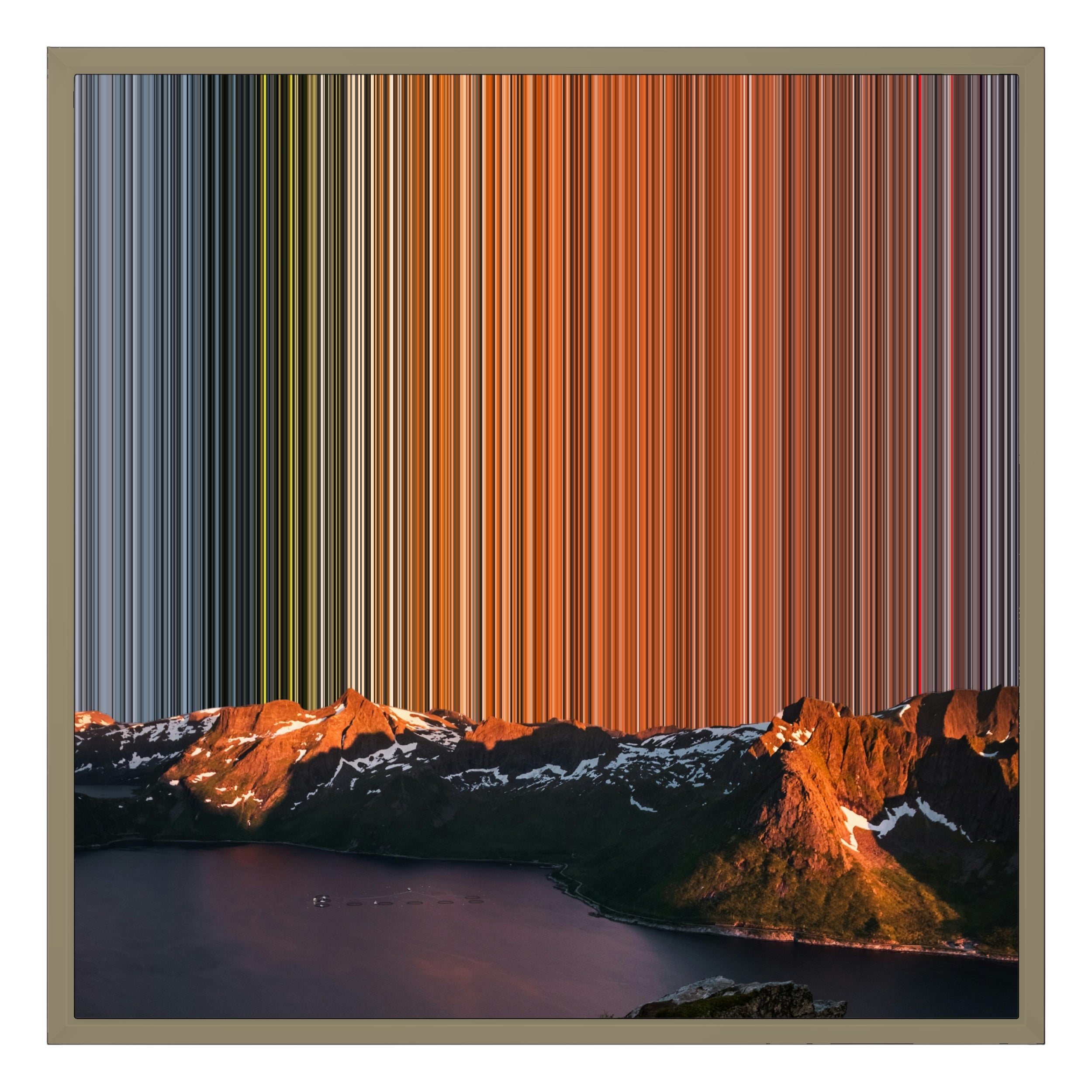 24×24" Framed Canvas - Natural variant