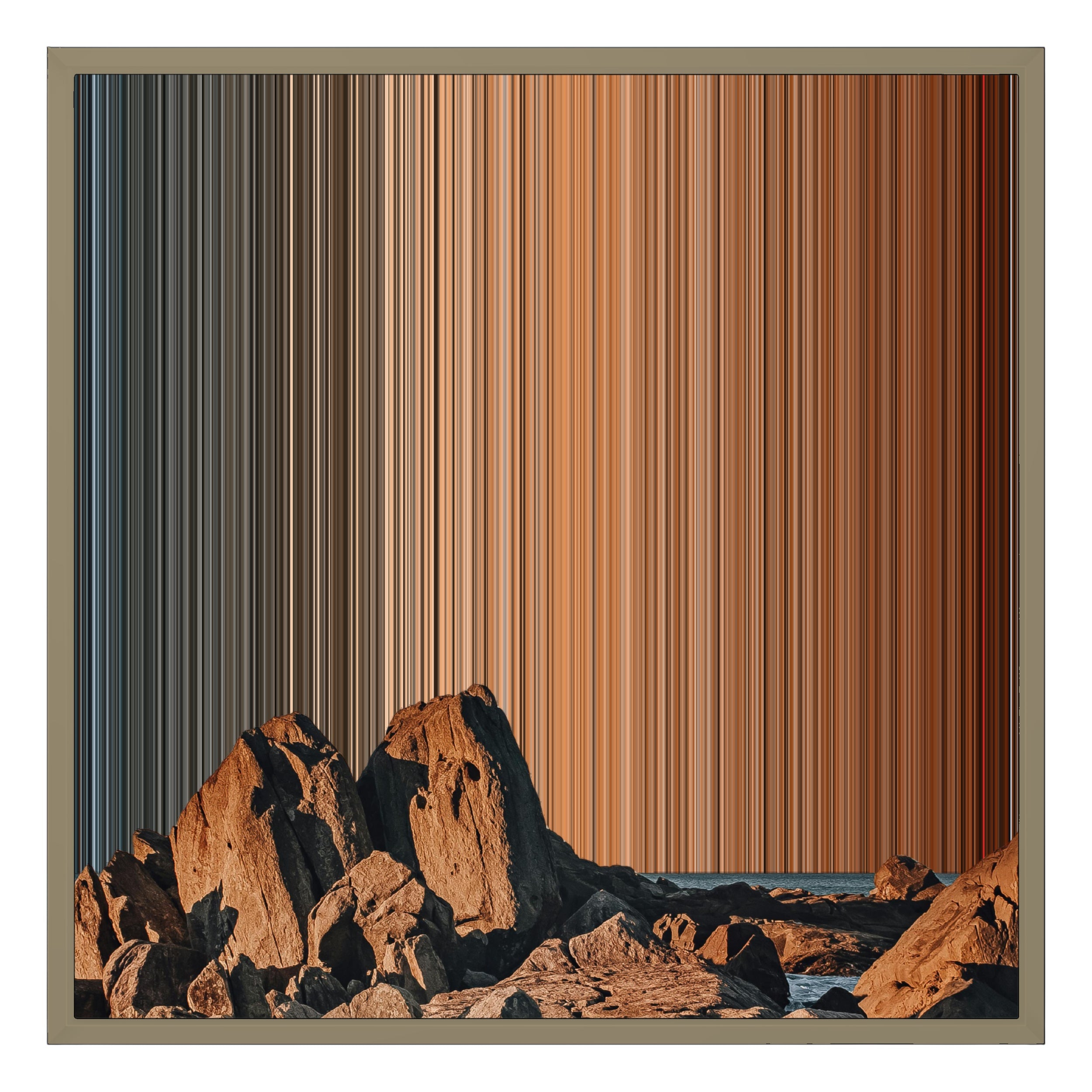 24×24" Framed Canvas - Natural variant