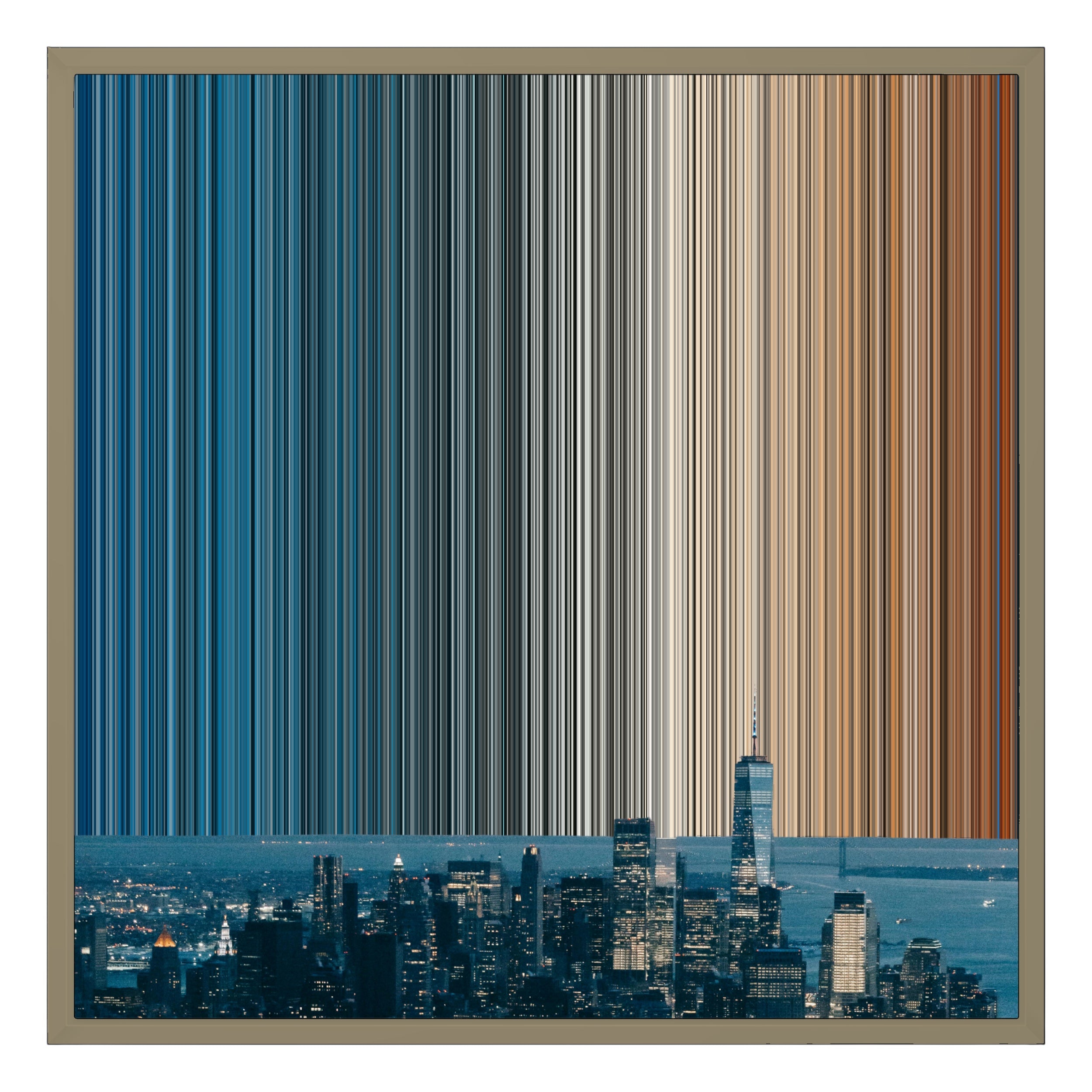 24×24" Framed Canvas - Natural variant