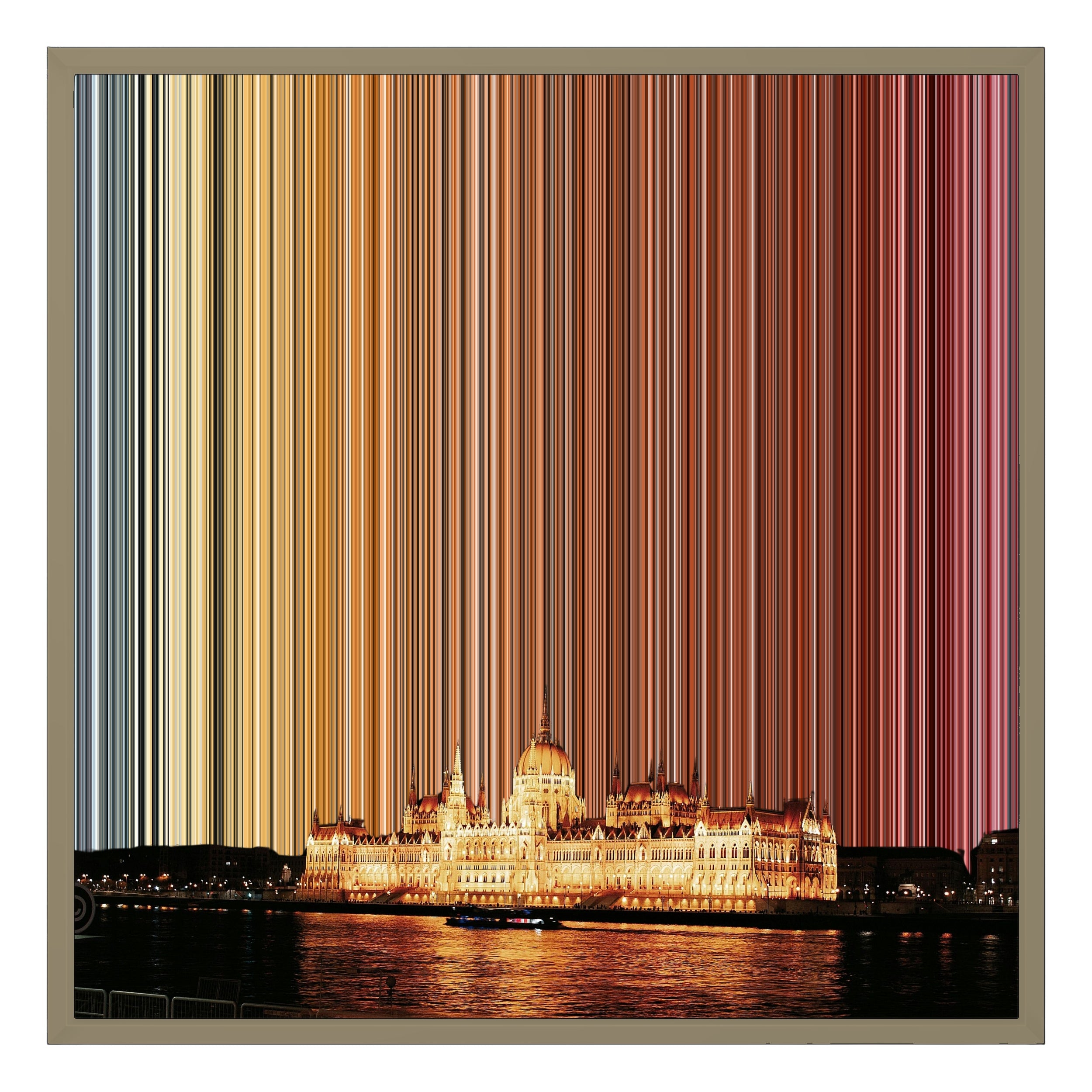 24×24" Framed Canvas - Natural variant