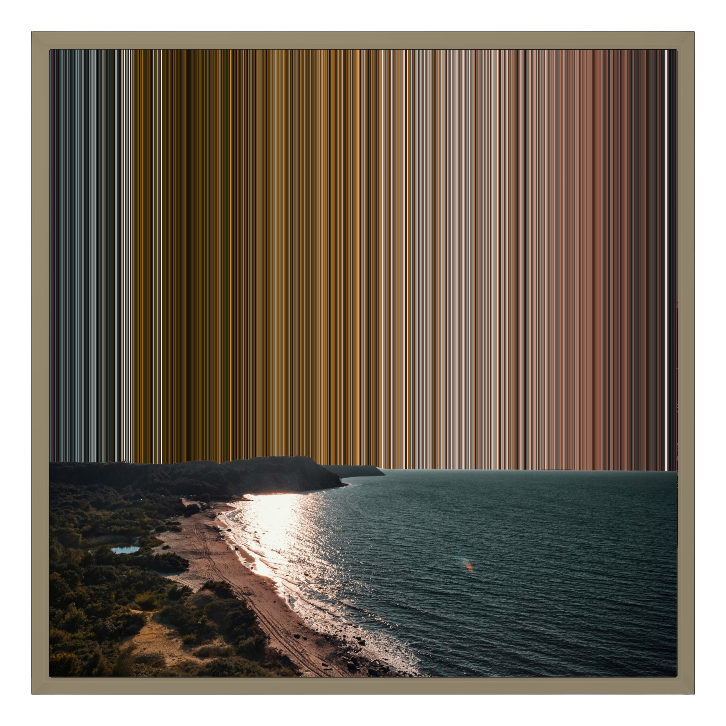 24×24" Framed Canvas - Natural variant