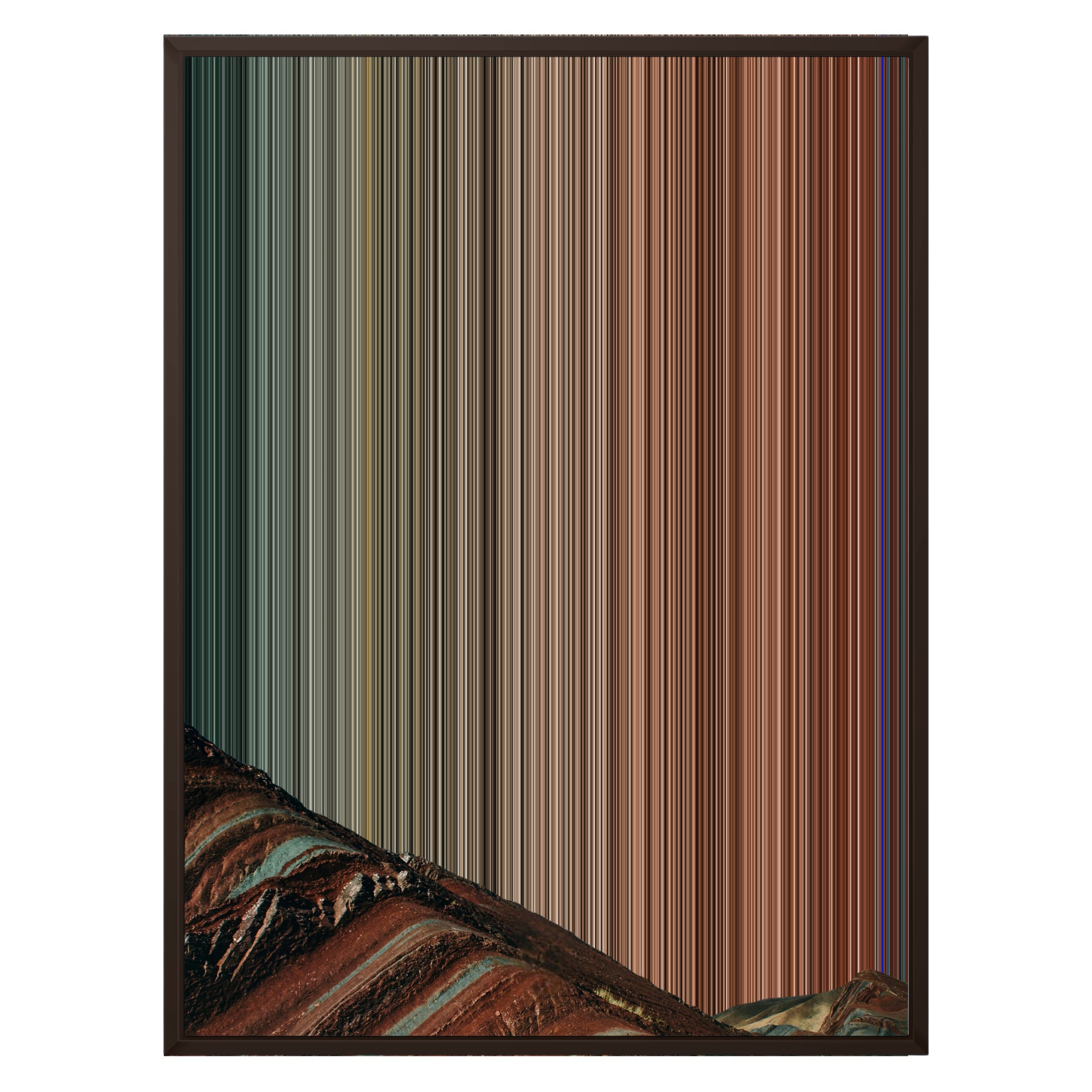 24×31" Framed Canvas - Brown variant