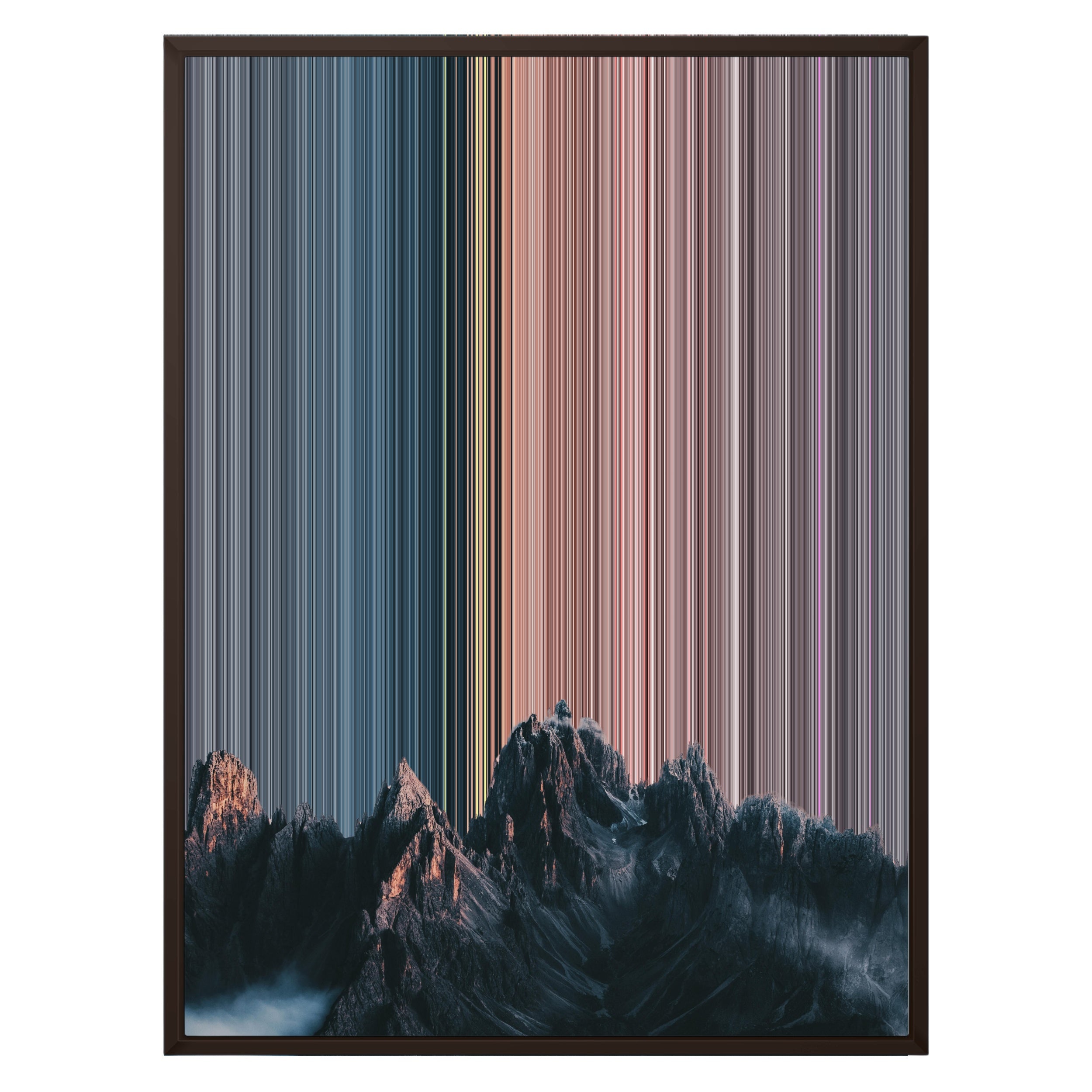 24×31" Framed Canvas - Brown variant