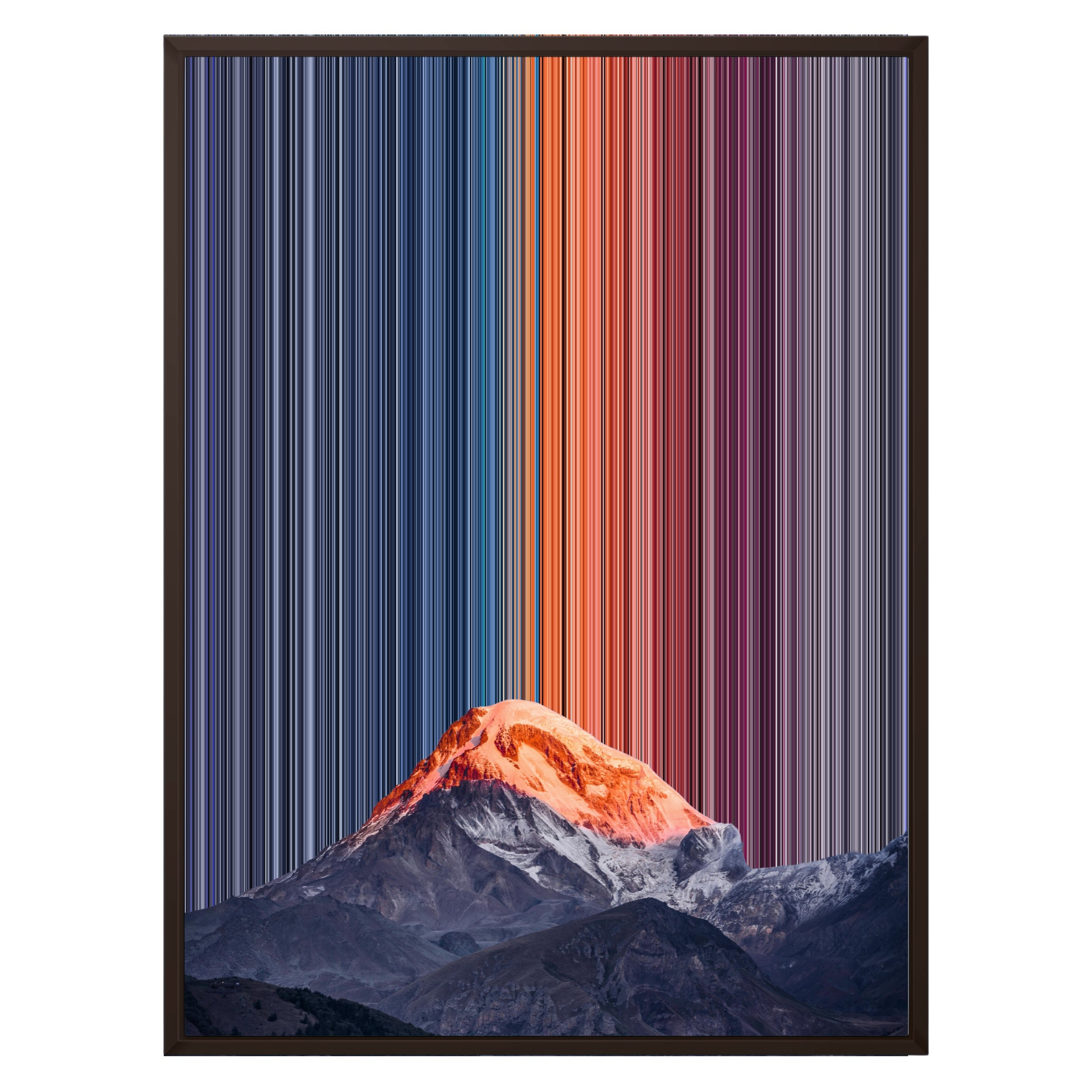 24×31" Framed Canvas - Brown variant