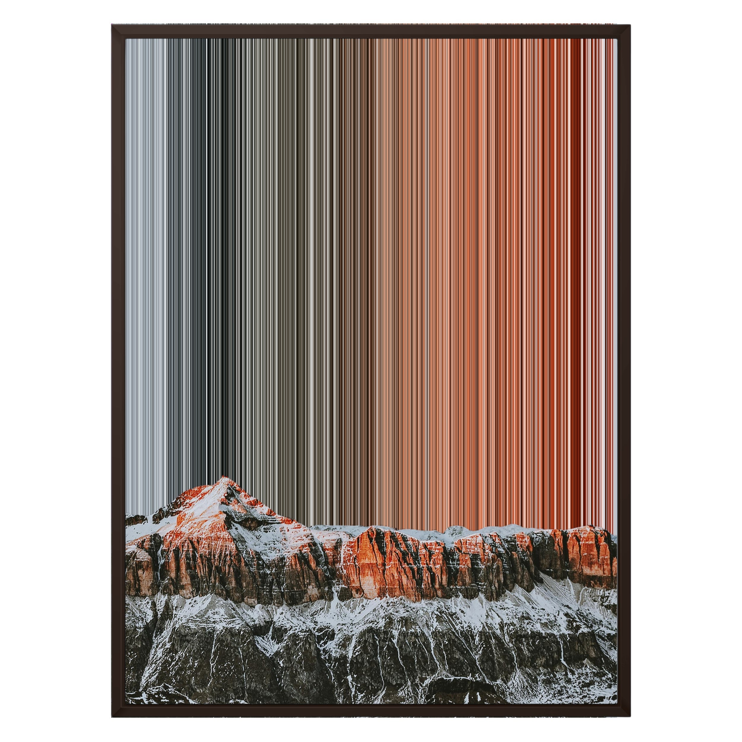 24×31" Framed Canvas - Brown variant