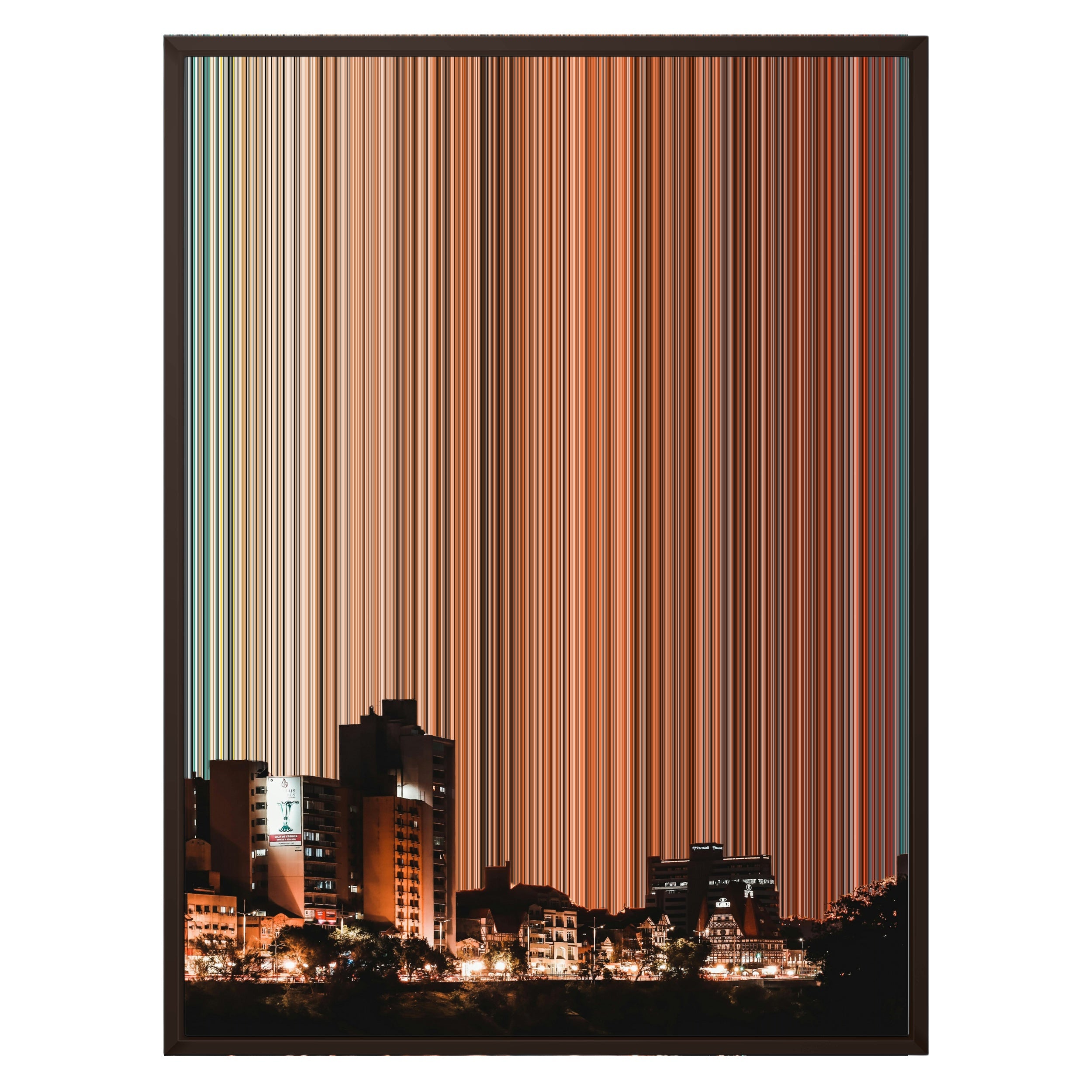 24×31" Framed Canvas - Brown variant