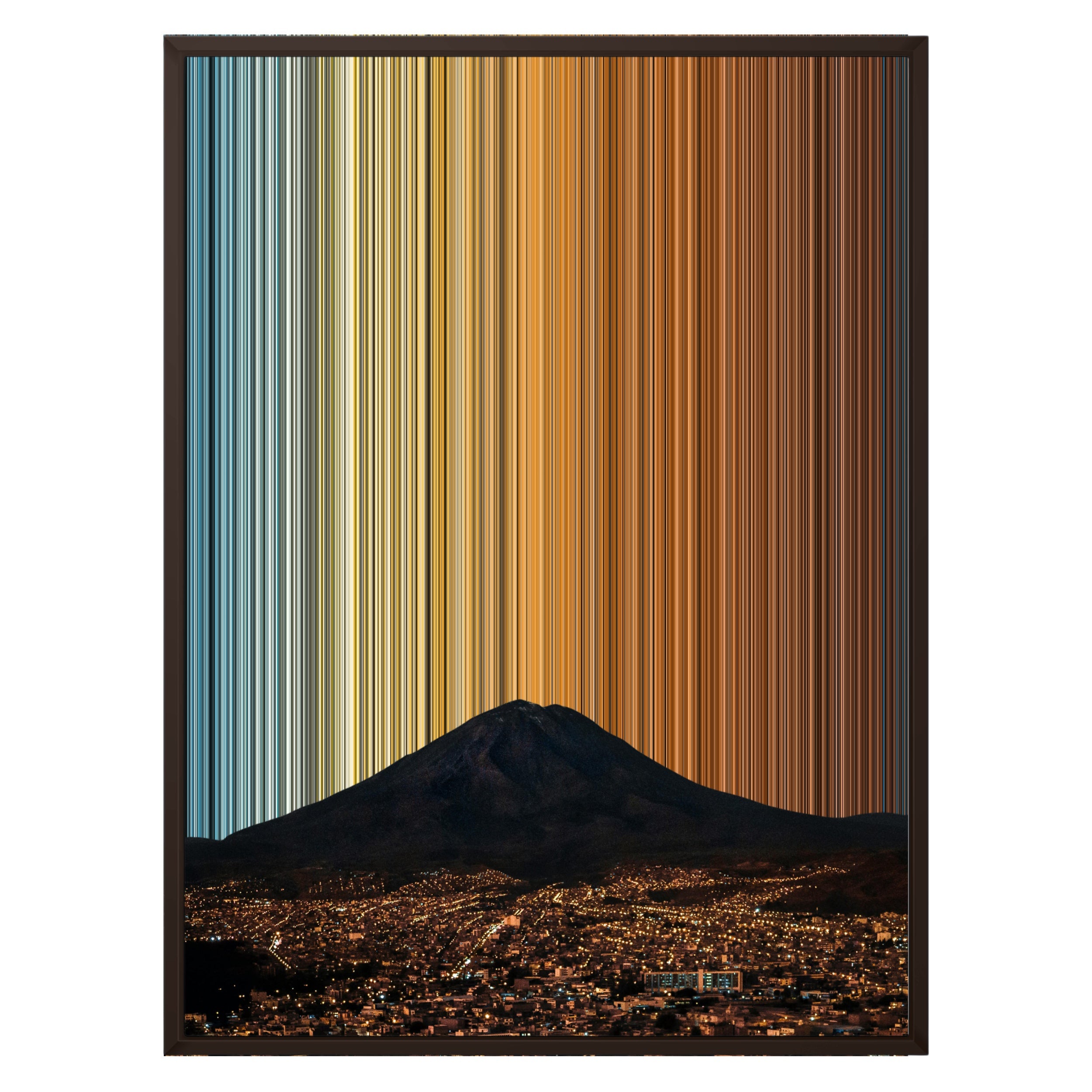 24×31" Framed Canvas - Brown variant