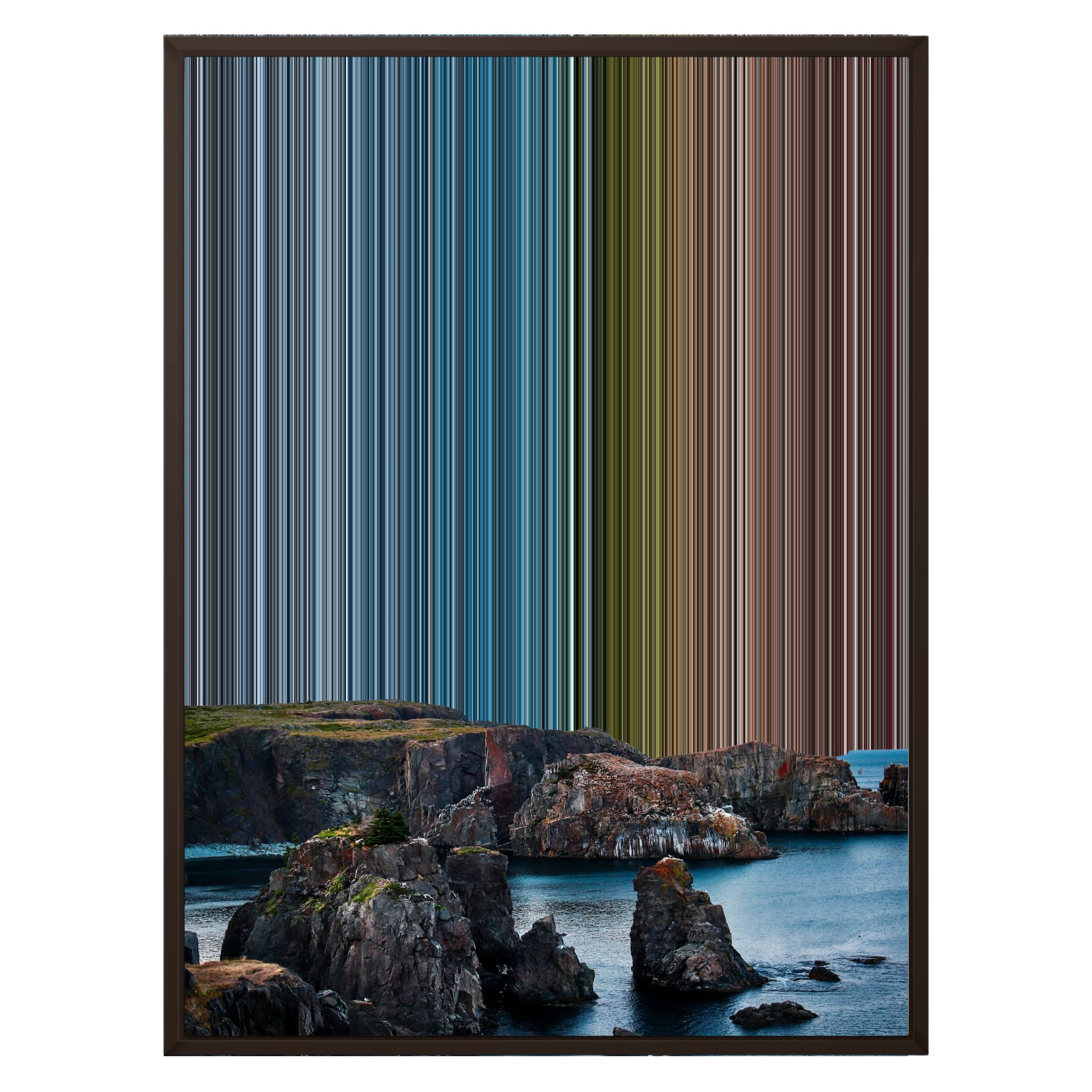 24×31" Framed Canvas - Brown variant