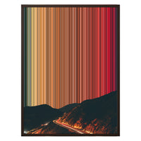 24×31" Framed Canvas - Brown variant