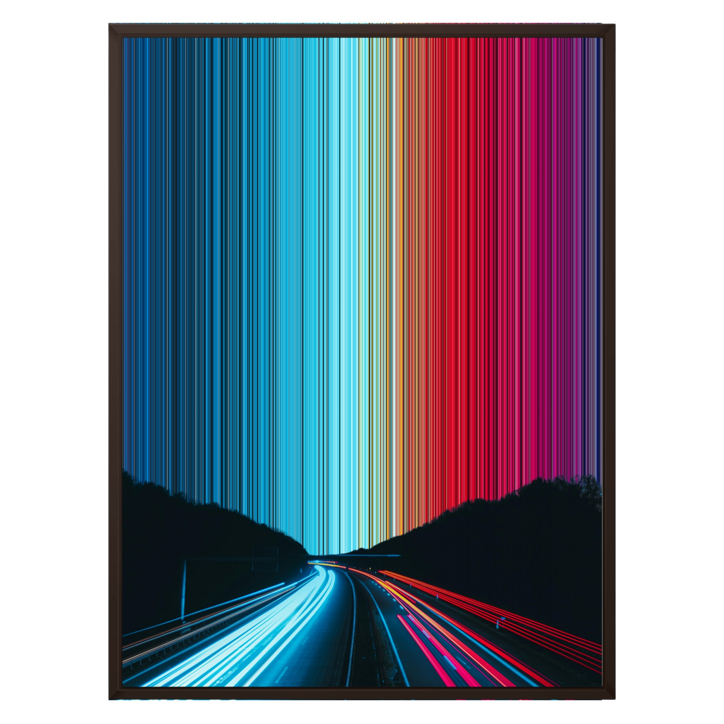 24×31" Framed Canvas - Brown variant