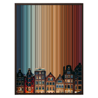 24×31" Framed Canvas - Brown variant