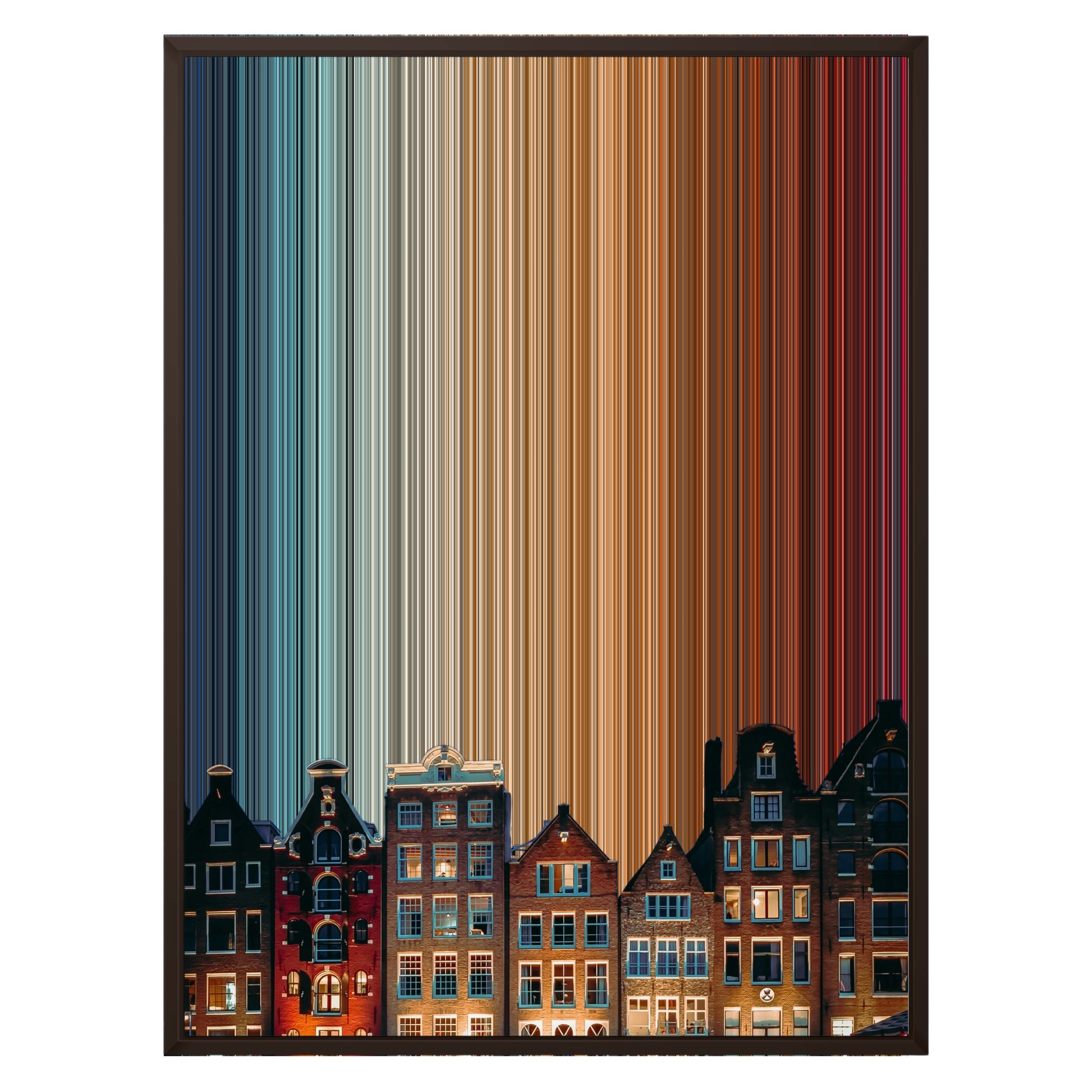 24×31" Framed Canvas - Brown variant