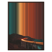 24×31" Framed Canvas - Brown variant