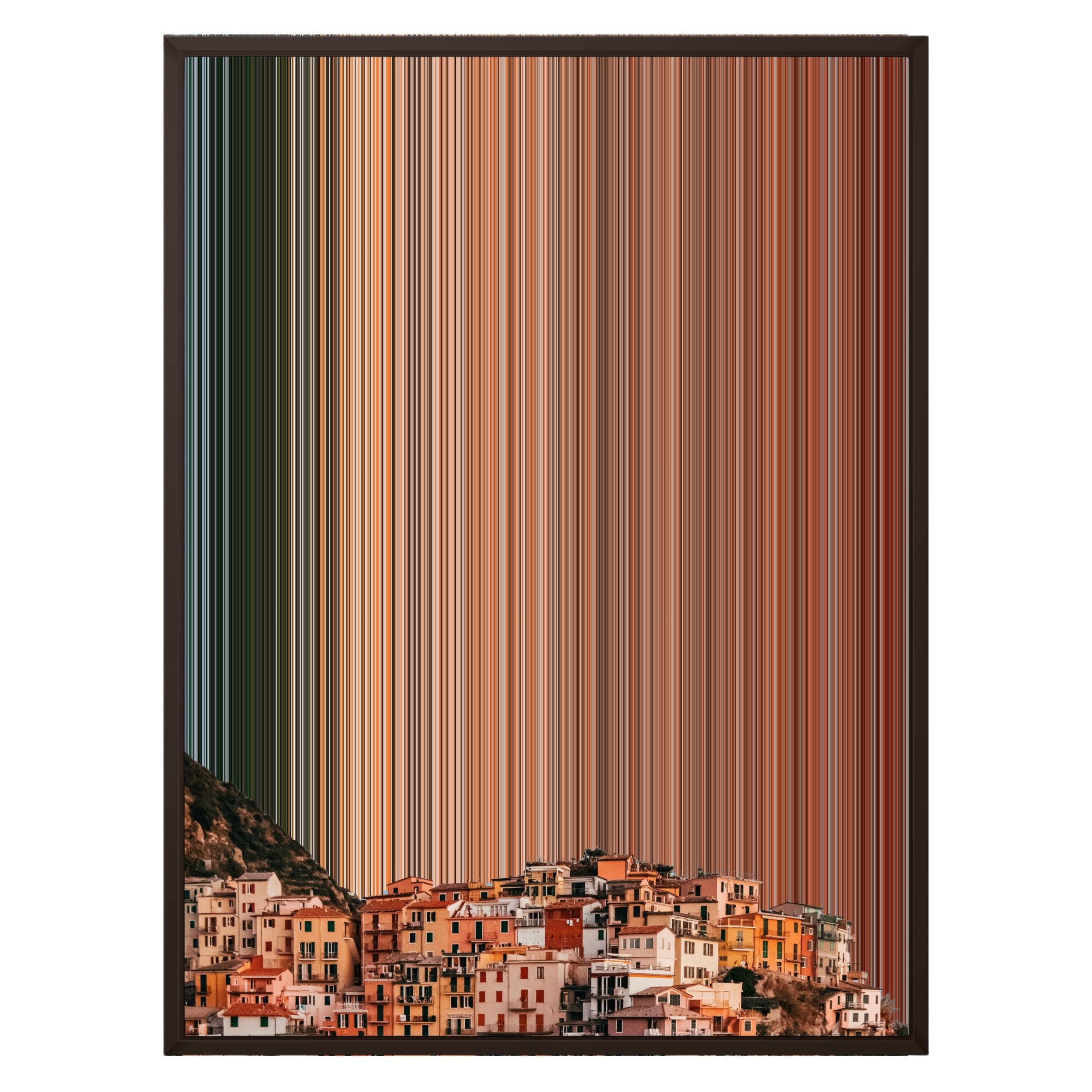 24×31" Framed Canvas - Brown variant