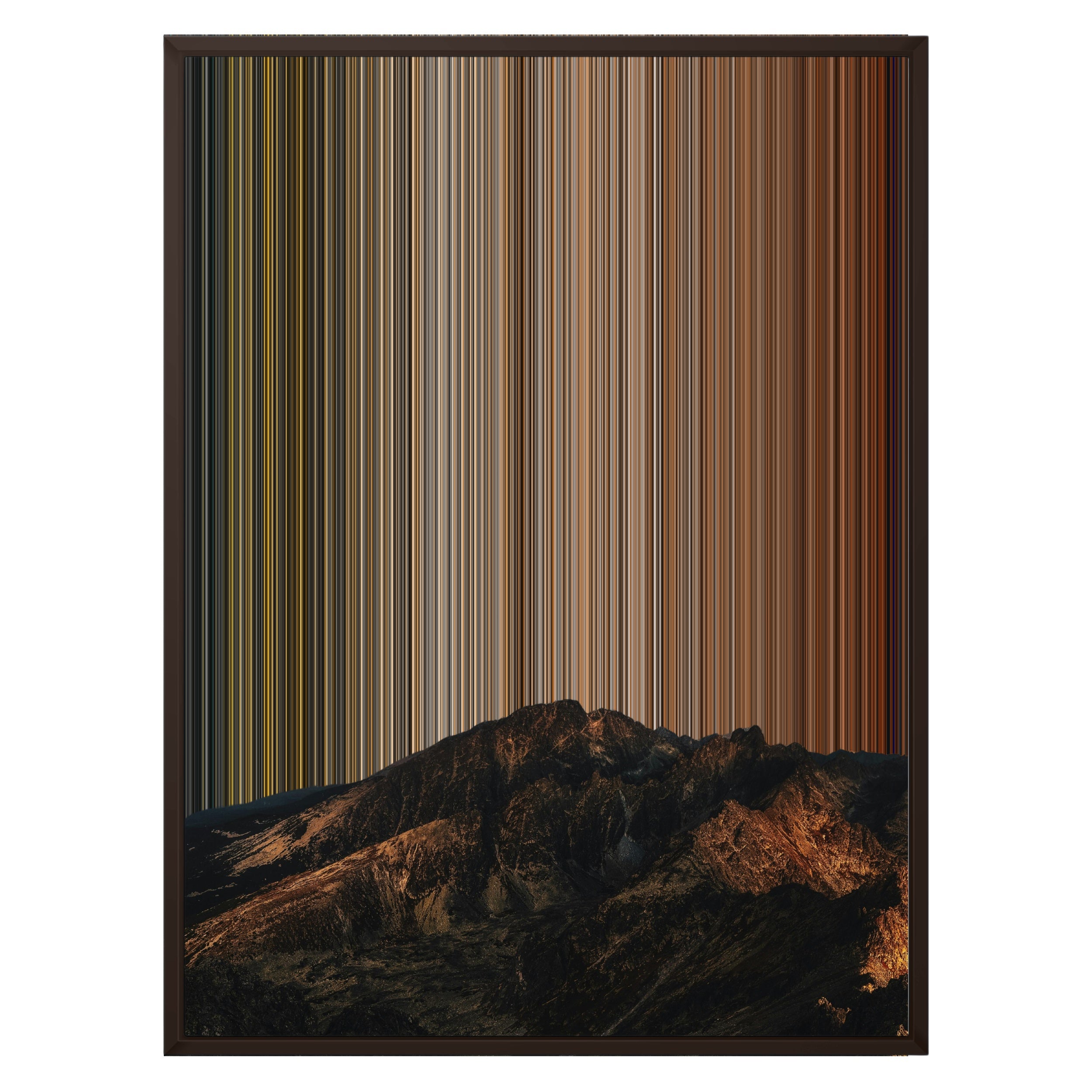 24×31" Framed Canvas - Brown variant