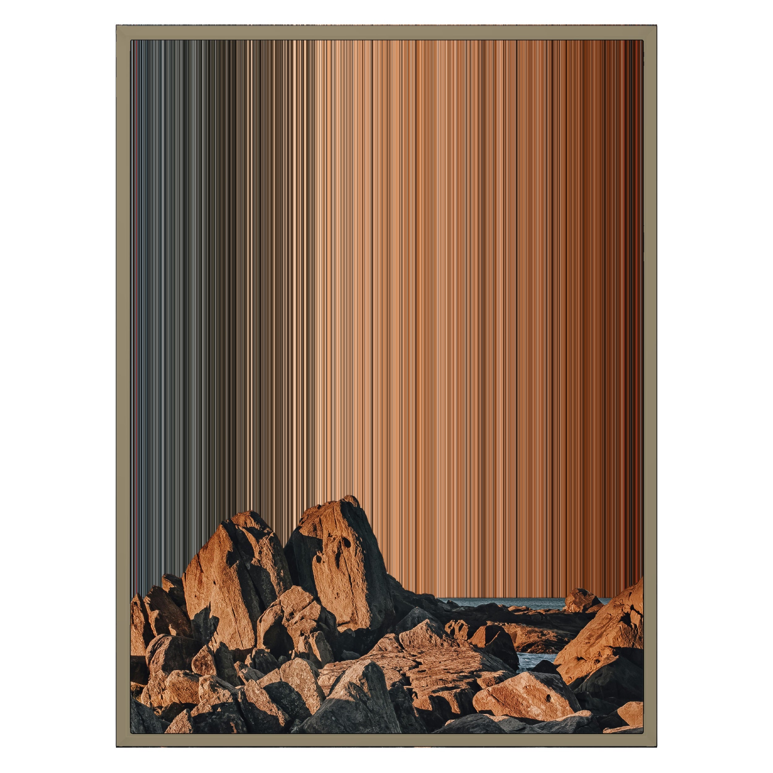 24×31" Framed Canvas - Natural variant