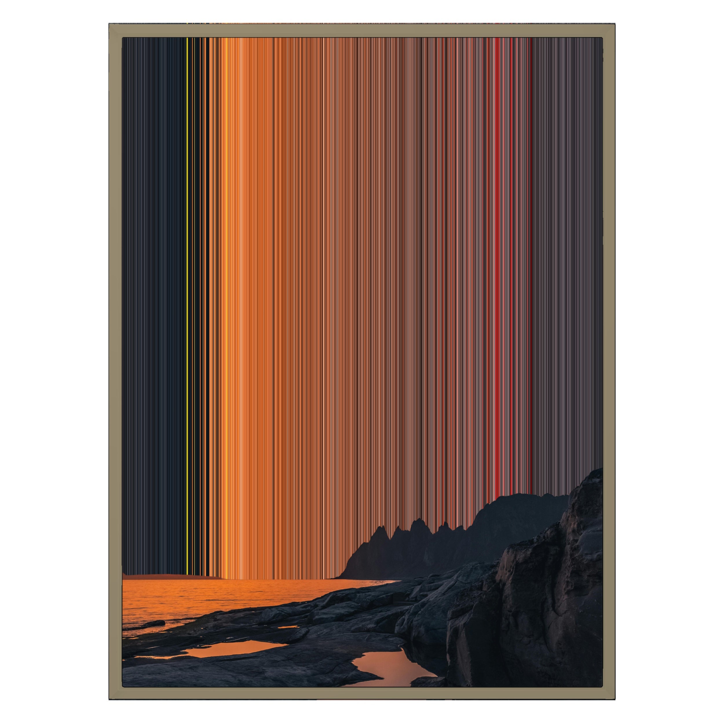 24×31" Framed Canvas - Natural variant