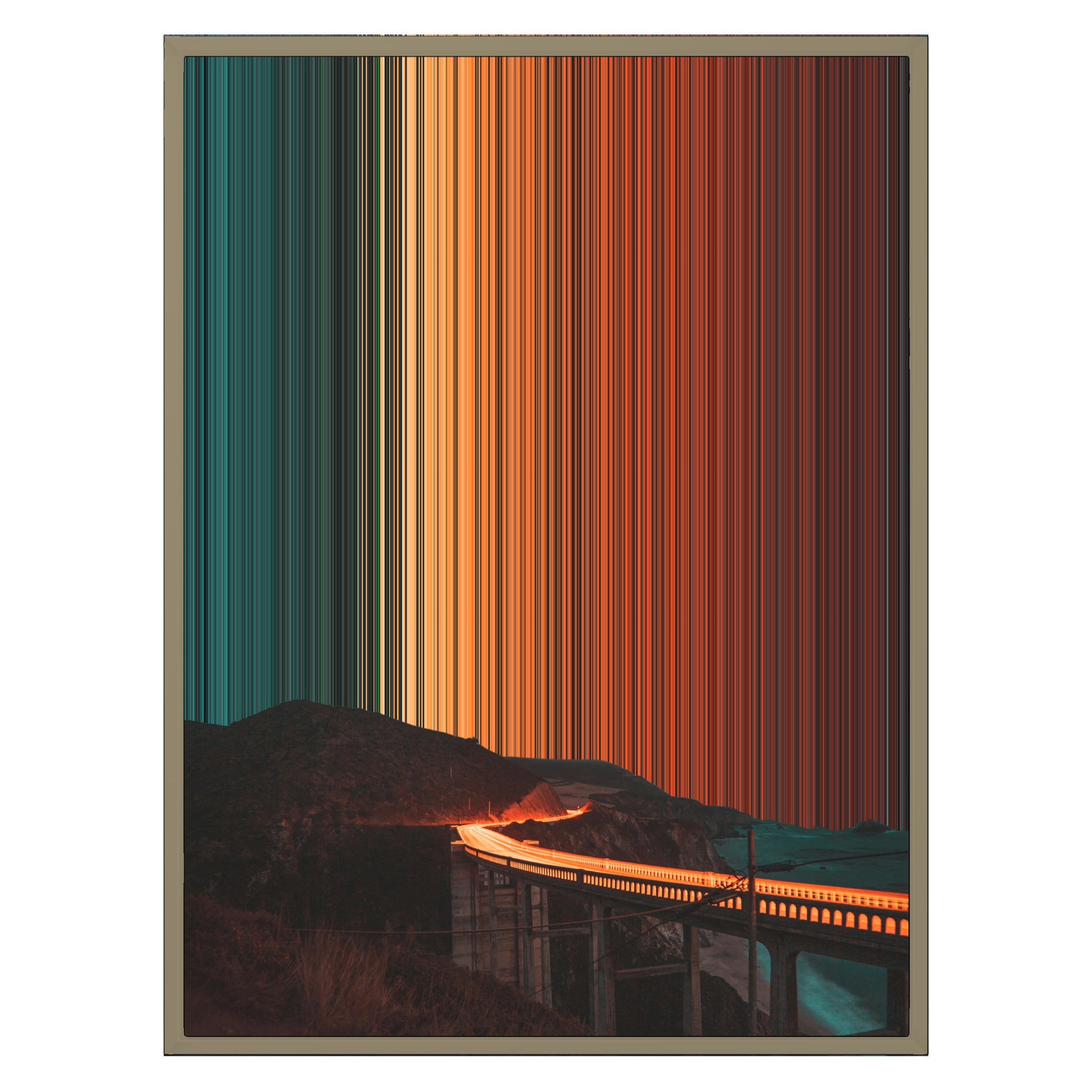 24×31" Framed Canvas - Natural variant