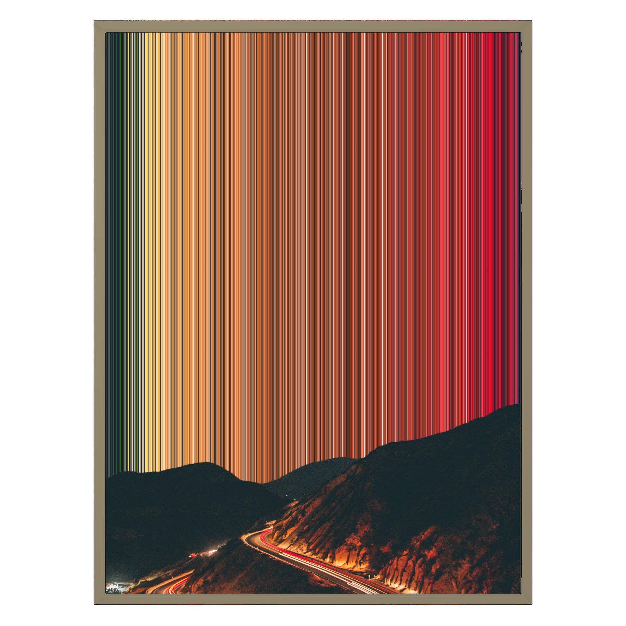 24×31" Framed Canvas - Natural variant