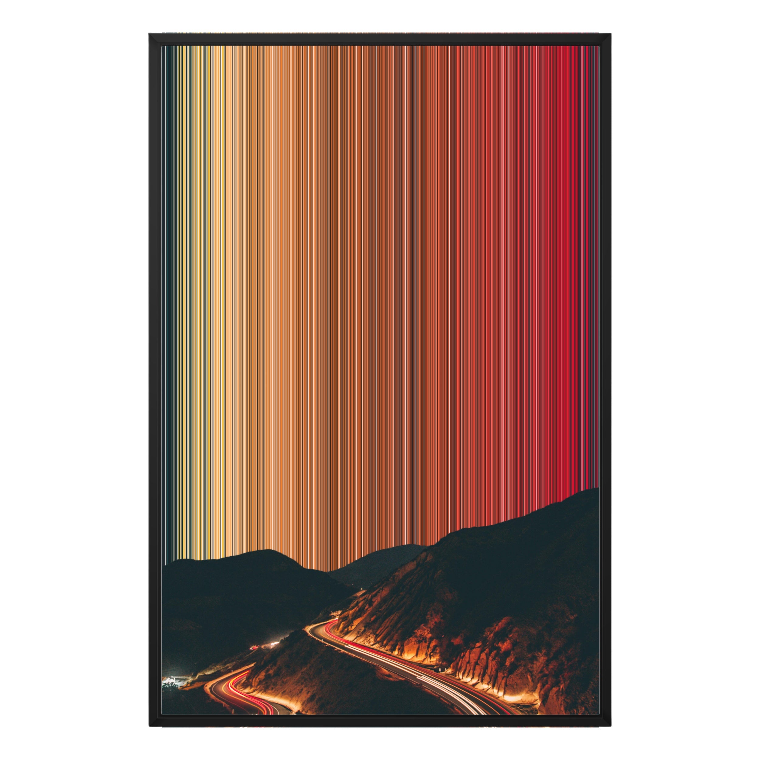 24×35" Framed Canvas - Black variant