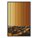 24×35" Framed Canvas - Brown variant