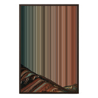 24×35" Framed Canvas - Brown variant