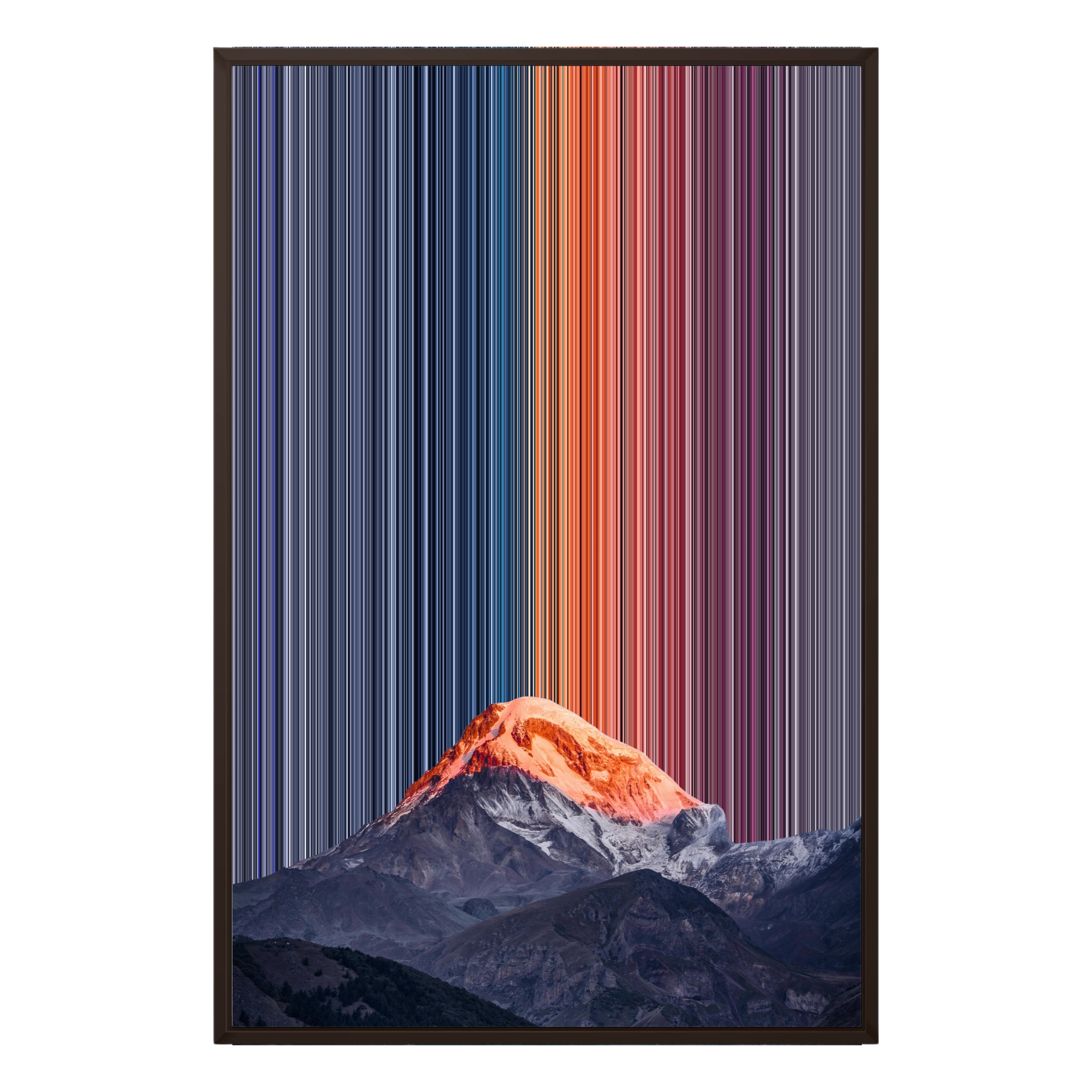 24×35" Framed Canvas - Brown variant