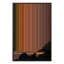 24×35" Framed Canvas - Brown variant