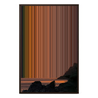 24×35" Framed Canvas - Brown variant