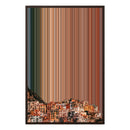 24×35" Framed Canvas - Brown variant