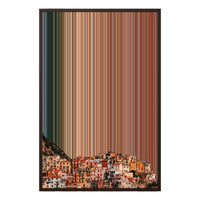 24×35" Framed Canvas - Brown variant