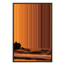 24×35" Framed Canvas - Brown variant