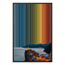 24×35" Framed Canvas - Brown variant