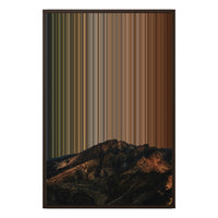 24×35" Framed Canvas - Brown variant