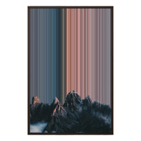 24×35" Framed Canvas - Brown variant