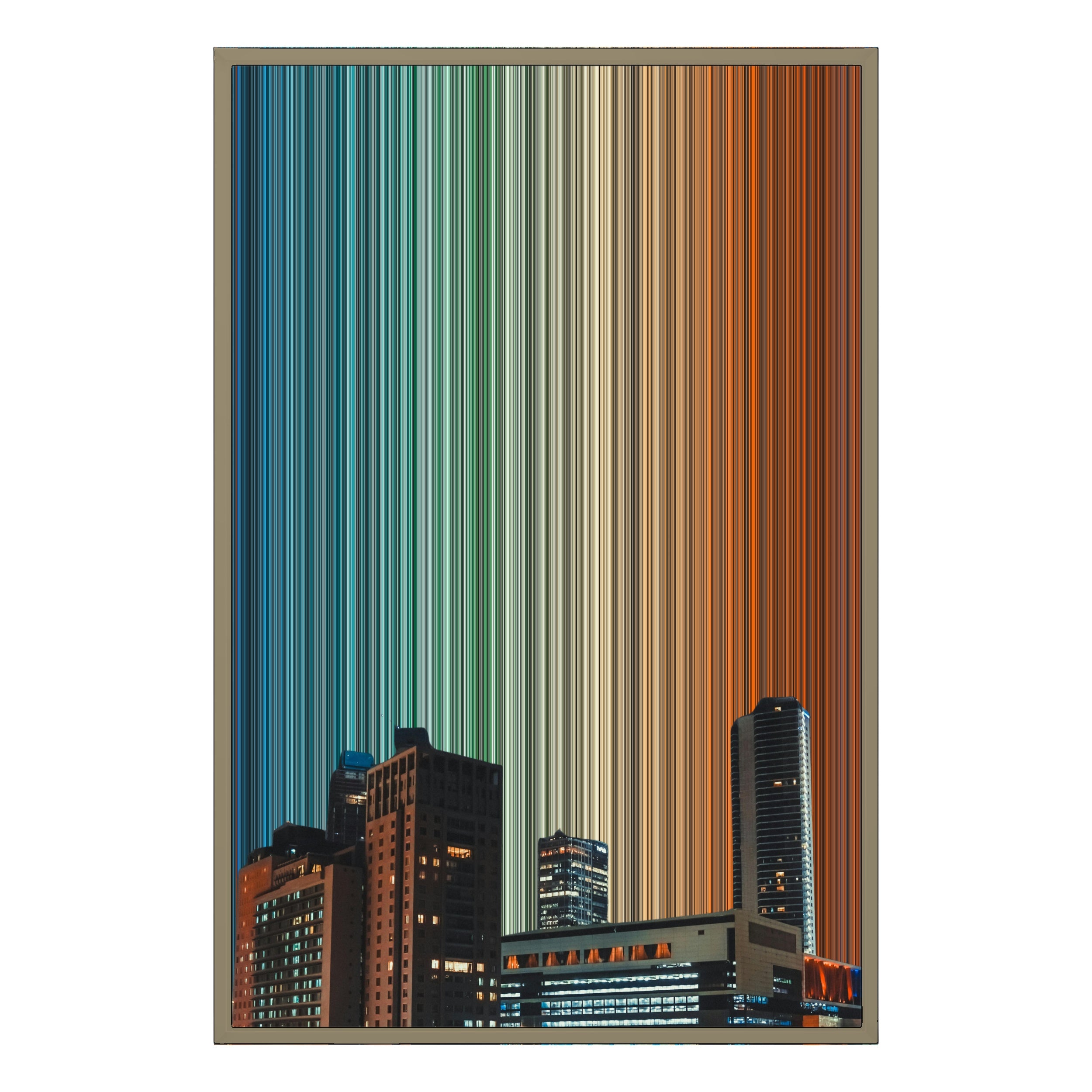 24×35" Framed Canvas - Natural variant