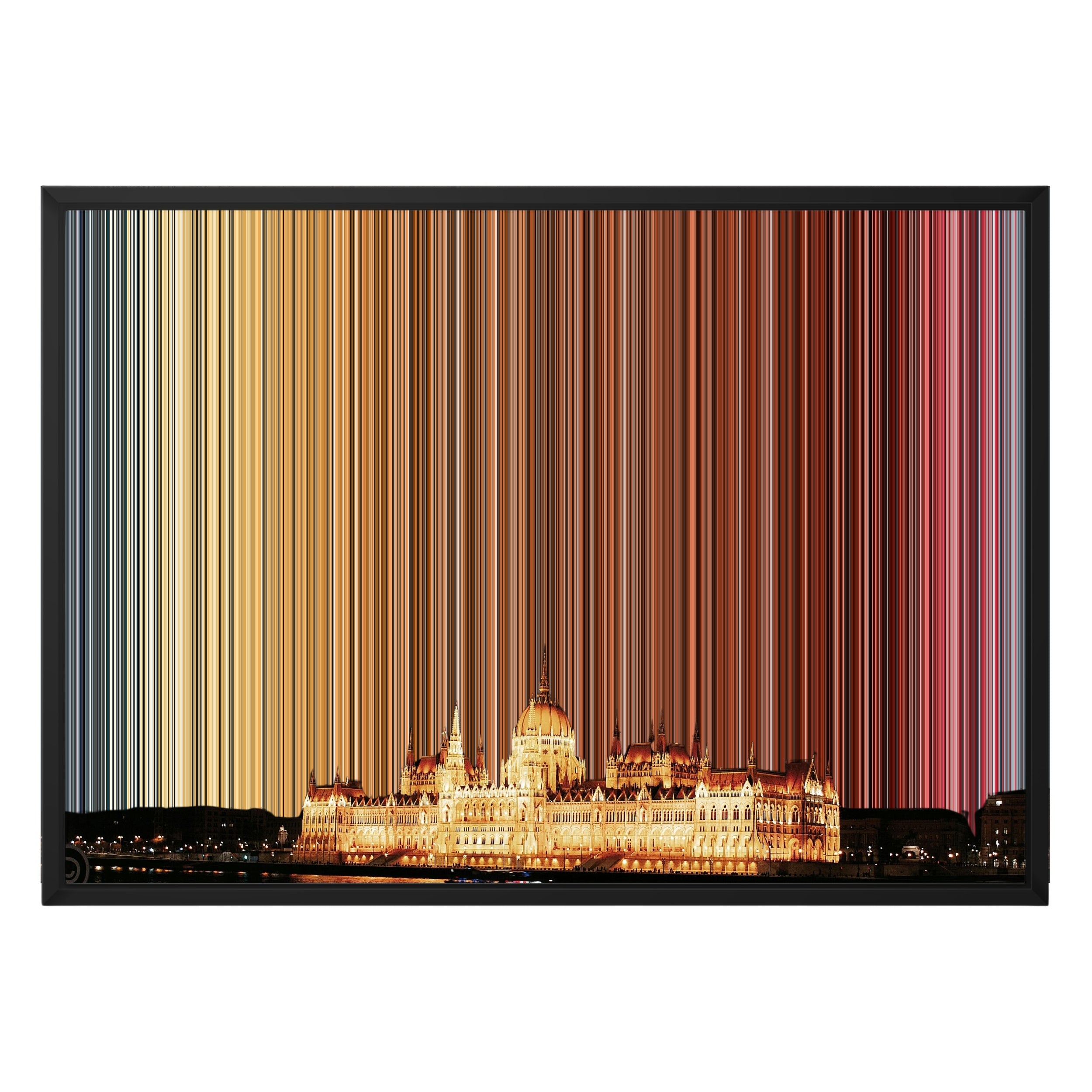 28×20" Framed Canvas - Black variant