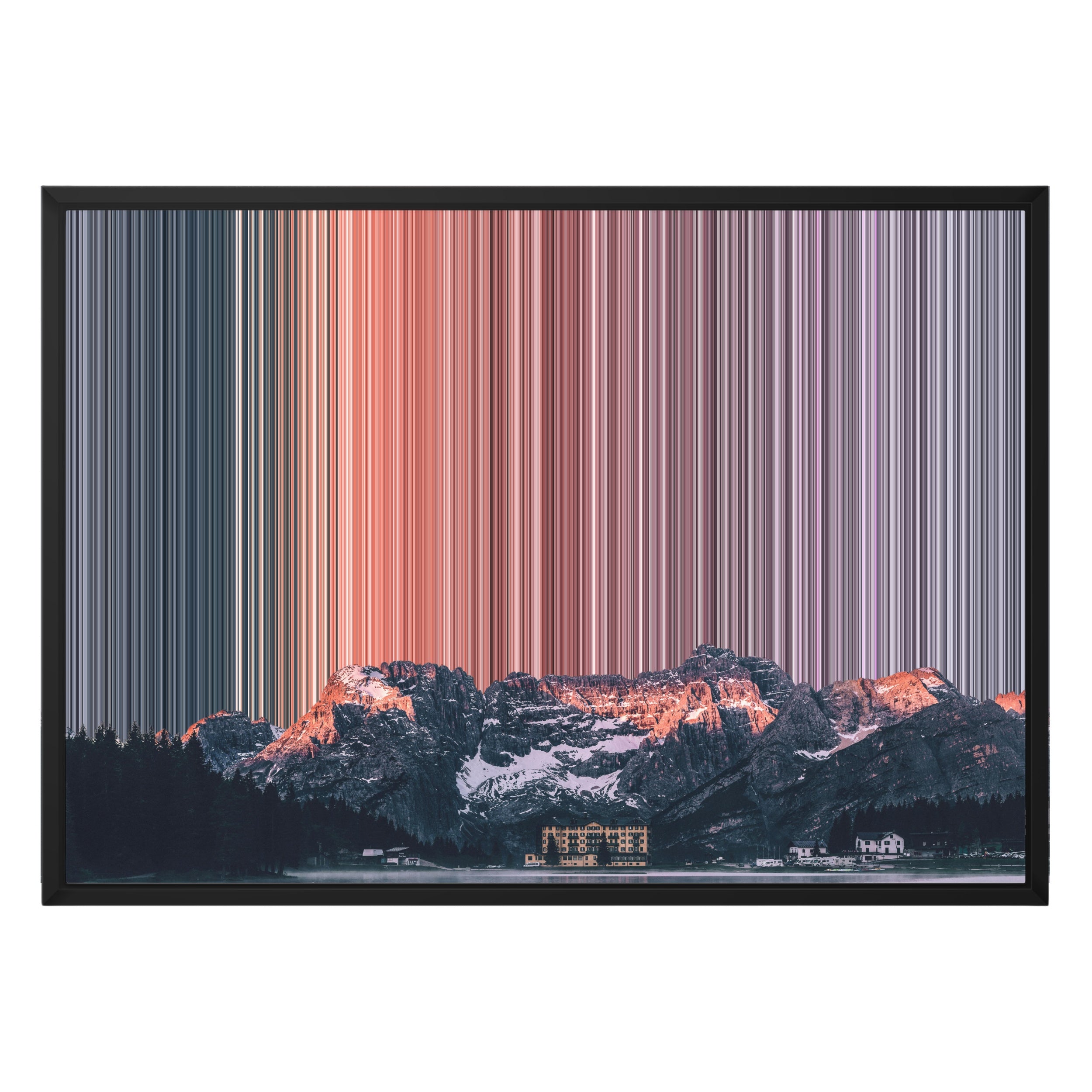 28×20" Framed Canvas - Black variant