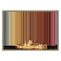 28×20" Framed Canvas - Natural variant