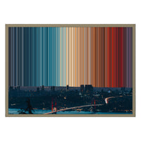 28×20" Framed Canvas - Natural variant