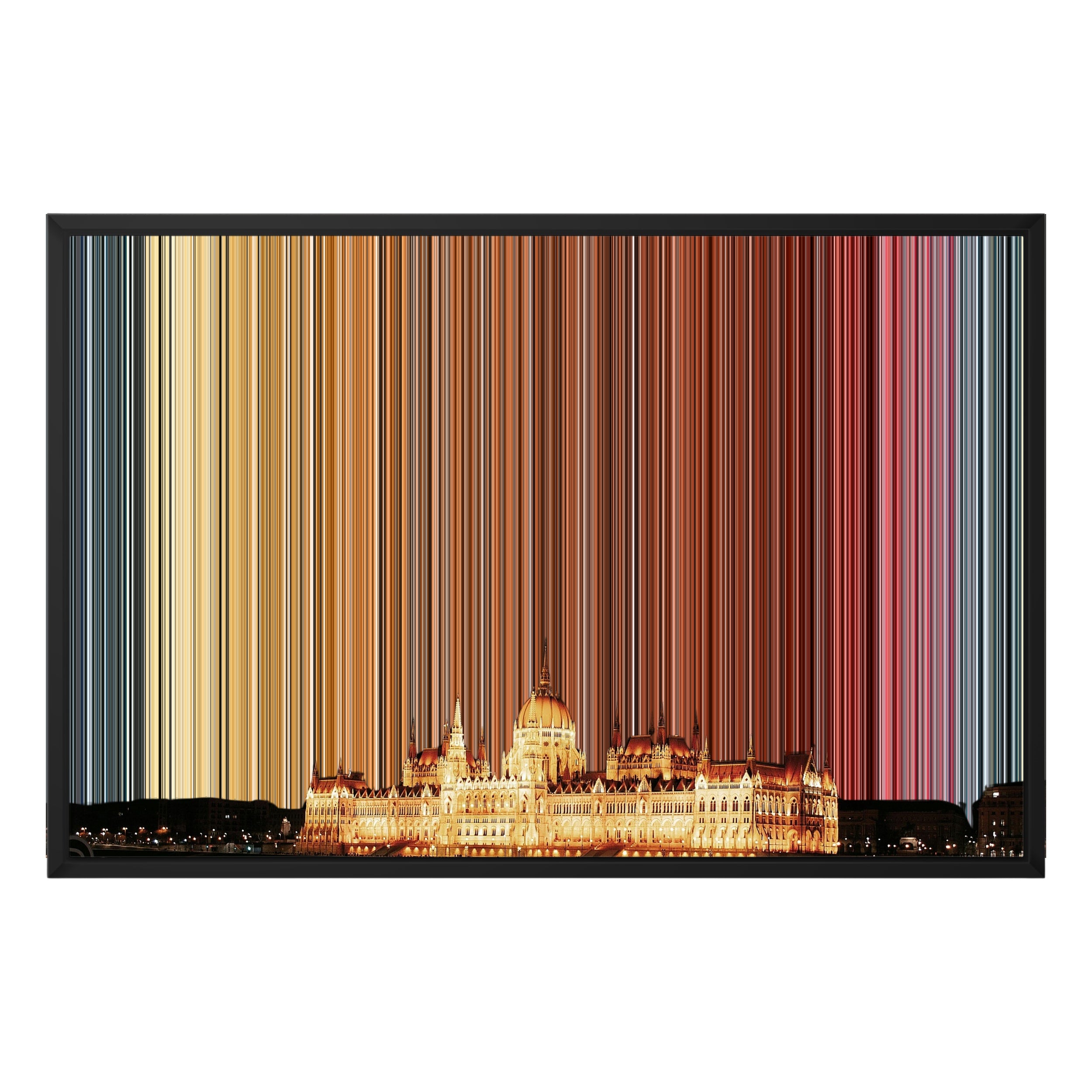 30×20" Framed Canvas - Black variant