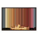 30×20" Framed Canvas - Brown variant