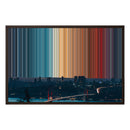 30×20" Framed Canvas - Brown variant