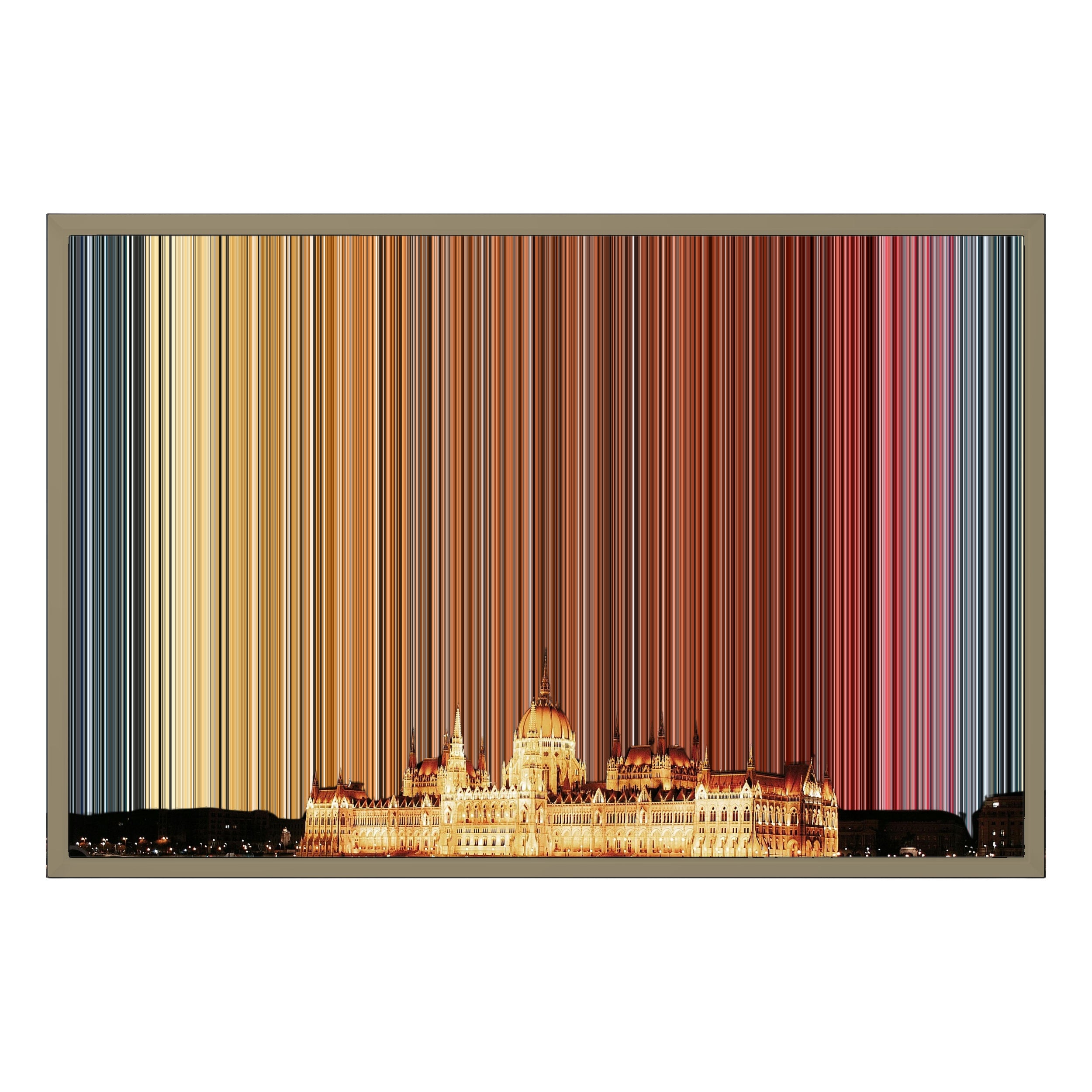 30×20" Framed Canvas - Natural variant