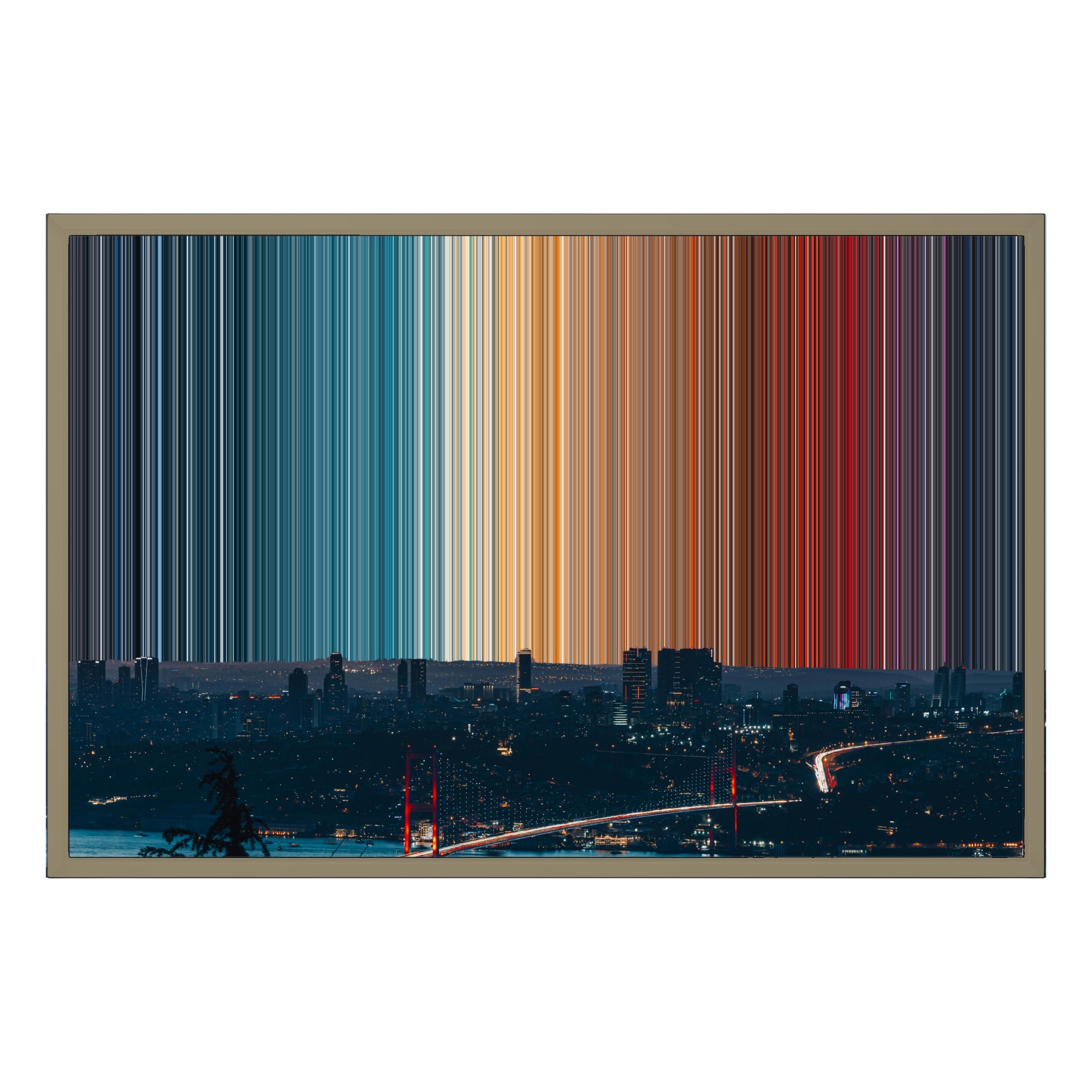 30×20" Framed Canvas - Natural variant