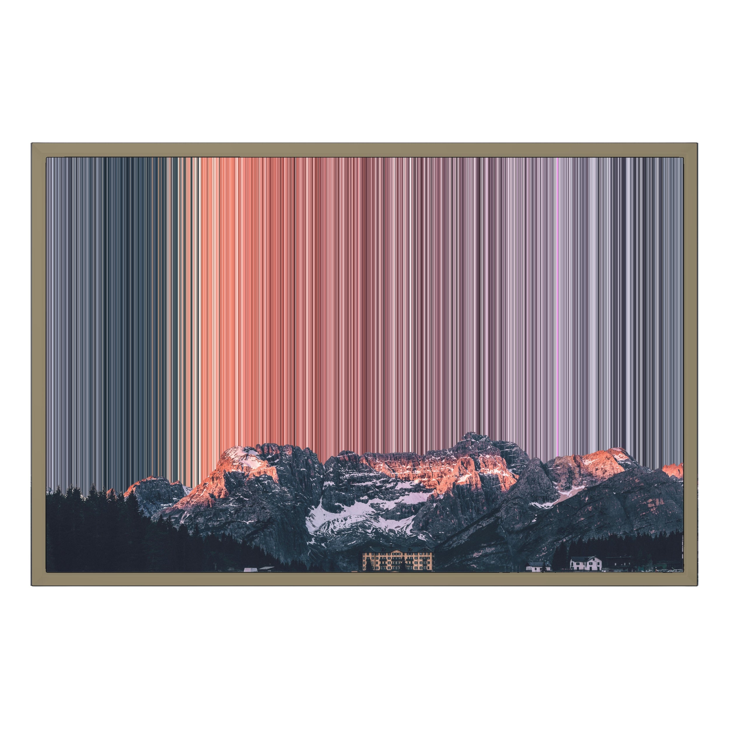 30×20" Framed Canvas - Natural variant