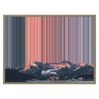 31×24" Framed Canvas - Natural variant