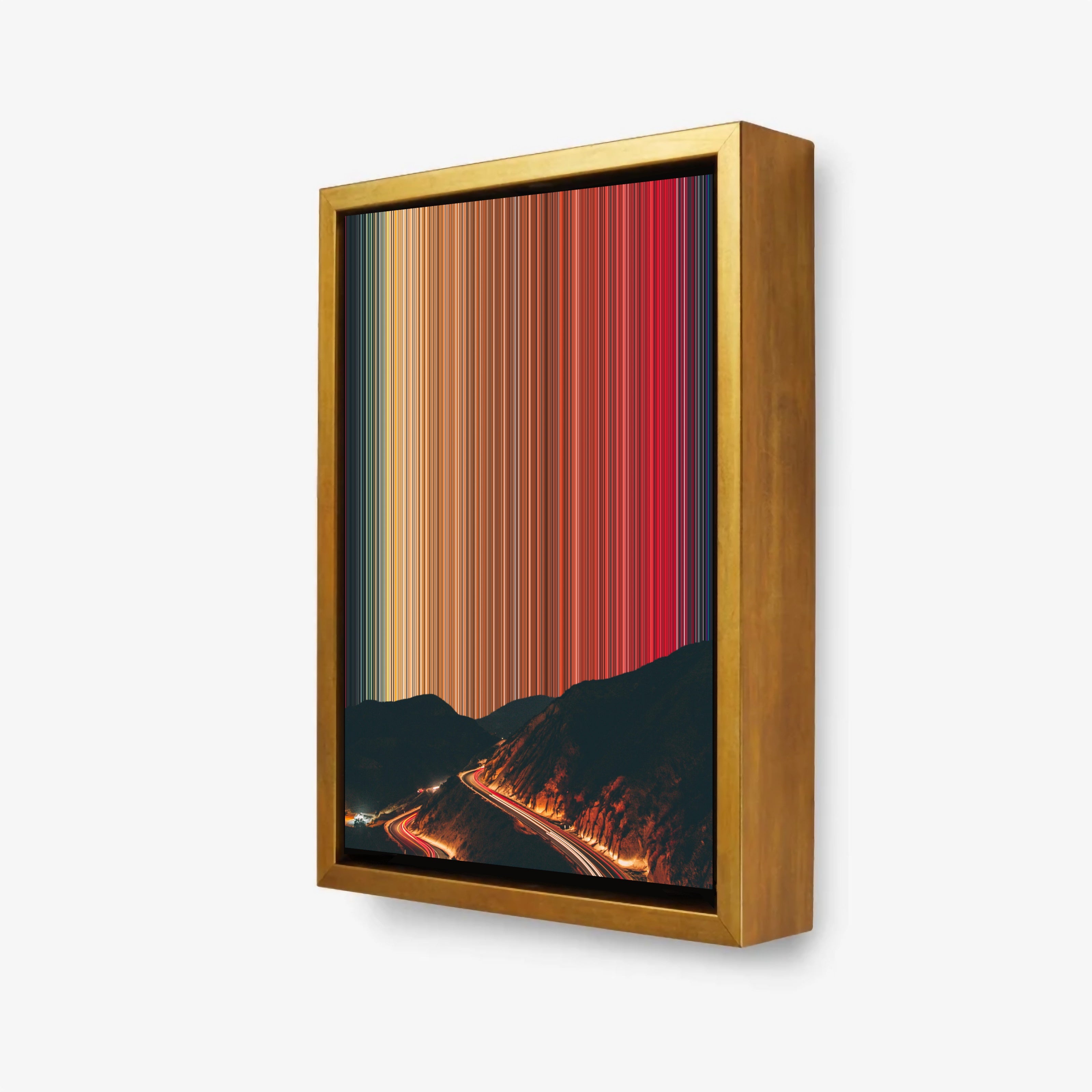 Grimes Canyon - 3D framed canvas view - Gradienta