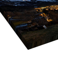Innsbruck, Austria - 3D perspective view showing canvas depth and texture - Gradienta