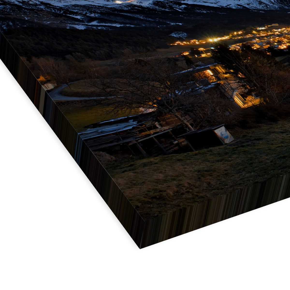 Innsbruck, Austria - 3D perspective view showing canvas depth and texture - Gradienta